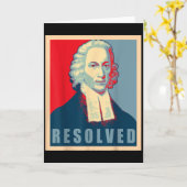 Carte Jonathan Edwards Calviniste Réformé Résolu (Fleur jaune)