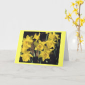 Carte Jonquilles (Fleur jaune)