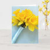 Carte Jonquilles (Fleur jaune)