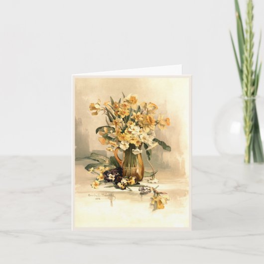 Carte Jonquilles  (Devant)