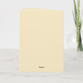 Carte Jonquilles Fleuries Anniversaire Blanc Jaune (Dos)