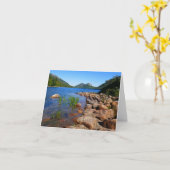 Carte Jordan Pond II au Parc national de l'Acadie (Fleur jaune)