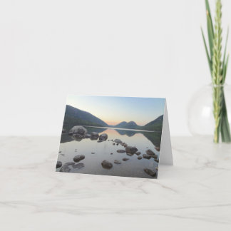 Carte Jordon Pond/"Les bulles" Salutation blanche