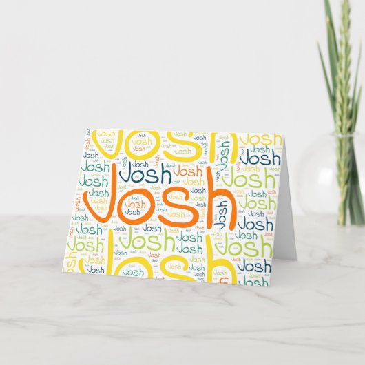 Carte Josh (Devant)