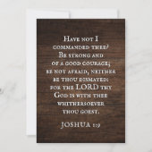 Carte Joshua 1:9 Inspiration Bible Verse Card (Devant)