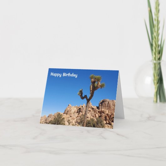 Carte Joshua Tree et Rocks (Devant)