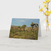 Carte Joshua Tree National Park Paysage du désert (Fleur jaune)