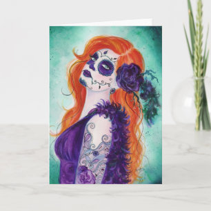 Carte Joslyn Day of Dead card Par renee Lavoie