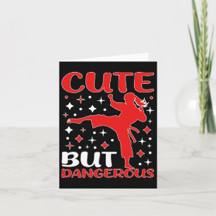 Carte Jote Mais Dangereux Taekwondo Girl Karate Jiu Jits