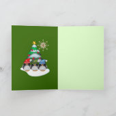 Carte jote Penguin Joyeux Noël (Intérieur)