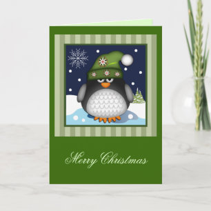 Carte jote Penguin Joyeux Noël