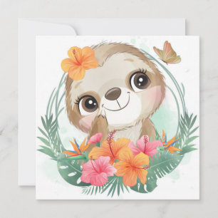 Carte Jote Sloth Holiday
