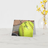 Carte Joue à Ball ! (Fleur jaune)