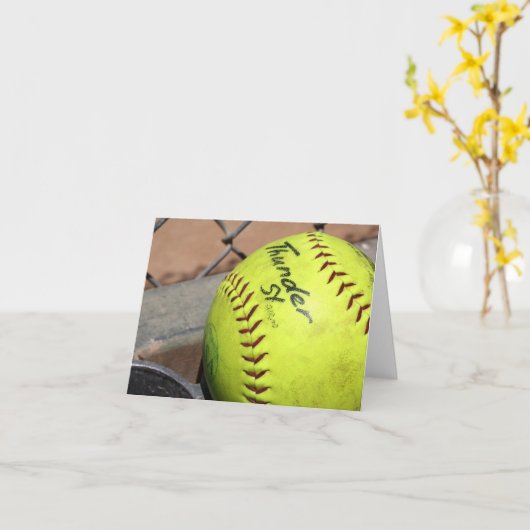 Carte Joue à Ball ! (Fleur jaune)