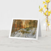 Carte Joué avec des nuances d'heures du soir (Fleur jaune)