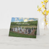 Carte Jouer à tous Joyeux anniversaire (Fleur jaune)