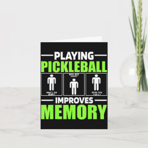Carte Jouer au pickleball améliore la mémoire joueur de