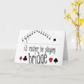 Carte Jouer au pont (Fleur jaune)