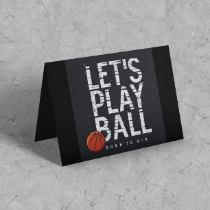 Carte Jouer Ball Né Pour Gagner