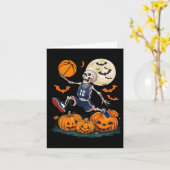 Carte Jouer Basket-ball Halloween Hommes garçons Basketb (Fleur jaune)