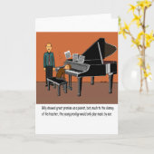 Carte Jouer De La Musique Par Oreille (Fleur jaune)