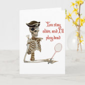 Carte Jouer Dead Badminton Pirate (Fleur jaune)