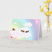 Carte Jouer Sur Le Pont Arc-En-Ciel (Fleur jaune)