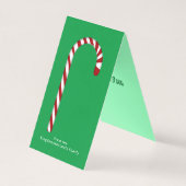 Carte Jouet de Noël blanc et noir Chat & Rendeer (Back)