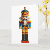 Carte Jouet de noisette de Noël Gay pride Rainbow (Fleur jaune)