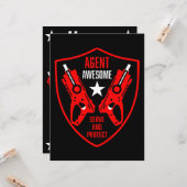 Carte Jouet pour enfants pistolet à fléchettes bataille (Devant/Arrière en situation)