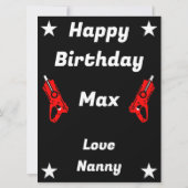 Carte Jouet pour enfants pistolet à fléchettes bataille (Dos)