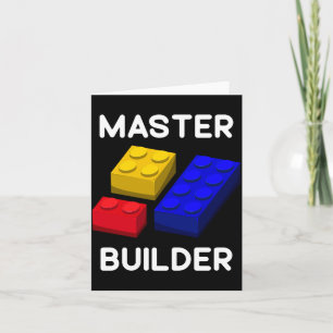 Carte Jouets de construction de blocs mignons pour enfan