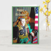 Carte Jouets de joyeux anniversaire pour des garçons (Fleur jaune)