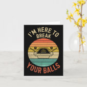 Carte Joueur Billard Billard Billard Ici Pour Rompre Vot (Fleur jaune)