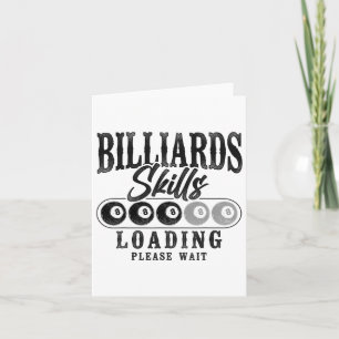 Carte Joueur Billard Ll 8 Ll Billard Vintage Sk