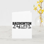 Carte Joueur de Badminton Graphique Badminton 4 Life Vol (Fleur jaune)