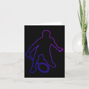 Carte Joueur de badminton masculin Volant