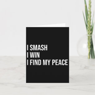 Carte Joueur de badminton Meme Citation de soins personn