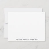 Carte Joueur de bar femme (Dos)