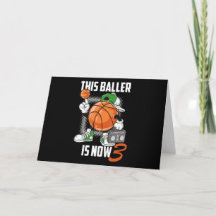 Carte Joueur de basket-ball de 3e anniversaire Fundy 3 a