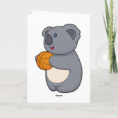 Carte Joueur de basket-ball koala Basket-ball (Dos)