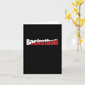 Carte Joueur de basket-ball Swish Abstrait - Word Art (Fleur jaune)