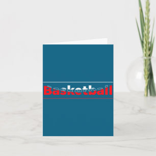 Carte Joueur de basketball Design d'arche géométrique mi