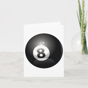 Carte Joueur de billard à 8 balles Joueur de billard à h