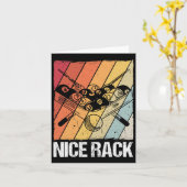 Carte Joueur de billard en rack (Fleur jaune)