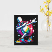 Carte Joueur de Bowler Pin Dabbing (Fleur jaune)