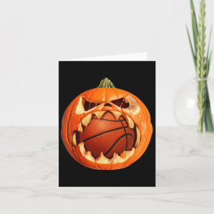 Carte Joueur de Bysketbyll Halloween Citrouille Skeleton