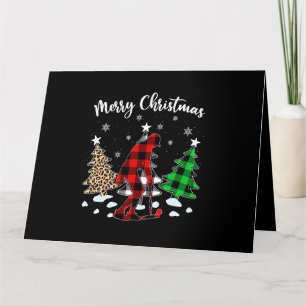 Carte Joueur de croquet de Buffalo Plaid