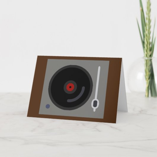 Carte Joueur de disques Schallplattenspieler (Devant)