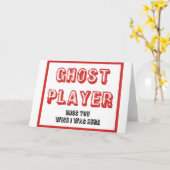 Carte joueur de fantôme de bunco (Fleur jaune)